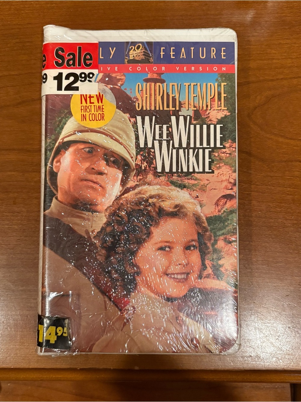 Shirley Temple Wee Willie Winkie Movie VHS tape - NWOT